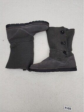 Botas Claire Sporto 9M Grey Leather And 100% Acrylic Upper China